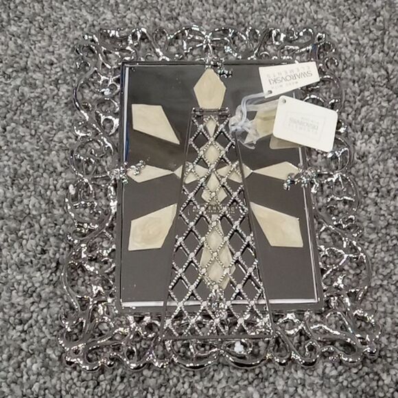 Argento SC Swarovsky 4x6" "Bow" picture frame. Style B008KXDPG8. NWT in box - Picture 3 of 5